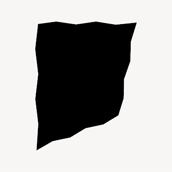 Black abstract shape clip art | Free Vector - rawpixel