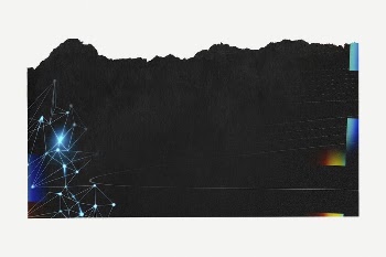 Black aesthetic ripped paper sticker, | Free PSD - rawpixel