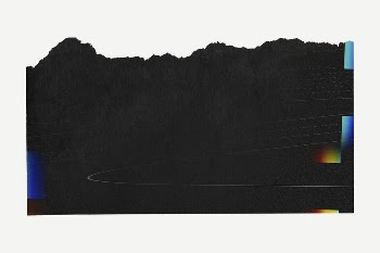 Black aesthetic ripped paper sticker, | Free PSD - rawpixel
