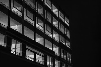 Black &amp; White Modern Architecture Free Photo 