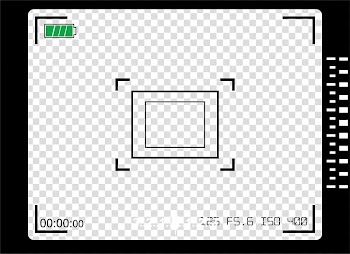 Black and blue camera lens illustration, Video camera Film frame Video camera, Viewfinder frame for digital camera transparent background PNG clipart
