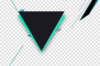 Black and blue triangle banner, Polygon Gratis Geometry, Irregular three-dimensional polygon transparent background PNG clipart
