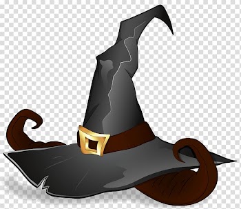 Black and brown switch hat illustration, Witch hat Icon, Witch Hat and Shoes transparent background PNG clipart