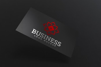 Black and Color Business Card Mockup