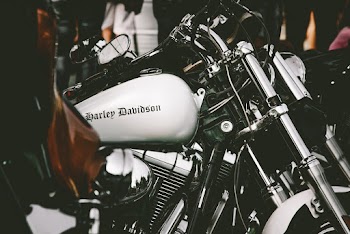 Black and Gray Cruiser Motorcycle