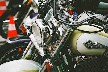 Black and Gray Cruiser Motorcycle