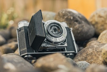 Black and Gray Kodak Point-and-shoot Camera Macro Photography