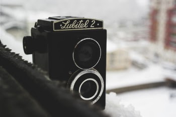 Black and Gray Lubitel 2 Camera