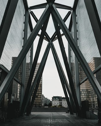 Black and Gray Metal Structure