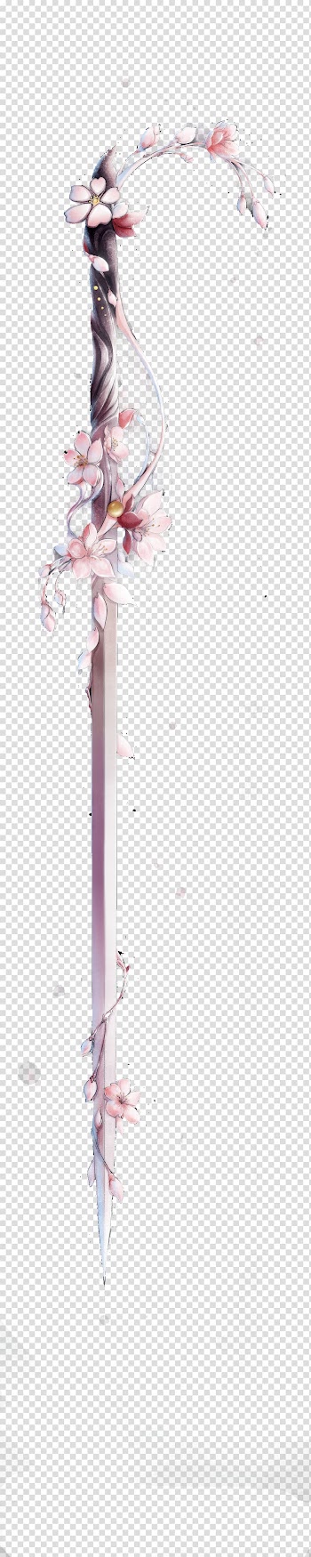 Black and gray sword , Antiquity beautiful watercolor illustration transparent background PNG clipart