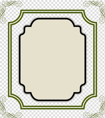 Black and green frame illustration, frame Ornament Illustration, Camel color desert pattern border square transparent background PNG clipart