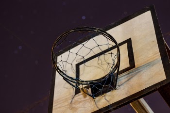 Black and Grey Basketball Hoop