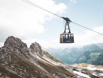 Black and Orange Cable Cart