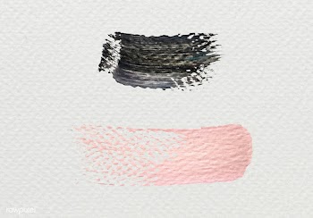 Black and pink brush strokes | Free stock illustration - 583581