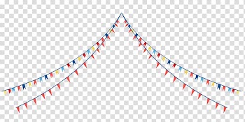 Black and red illustration, Circus Party Festival Entertainment, Cartoon hand painted flags flag transparent background PNG clipart