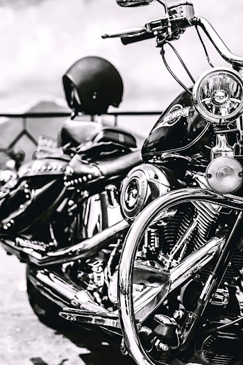 Black And Silver Motorcycle