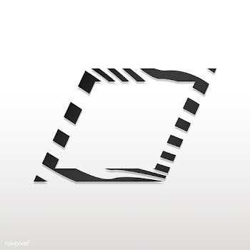 Black and white abstract badge vector | Free stock vector - 538151