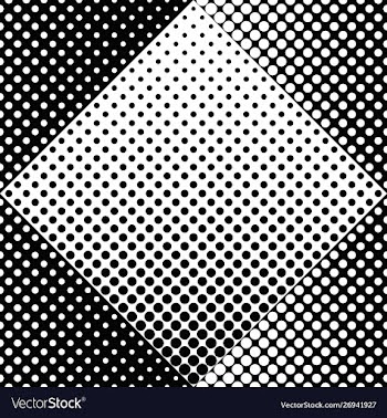 Black and white abstract circle pattern vector image