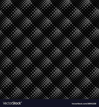 Black and white abstract diagonal square pattern vector image