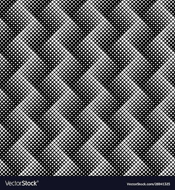 Black and white abstract diagonal square pattern vector image