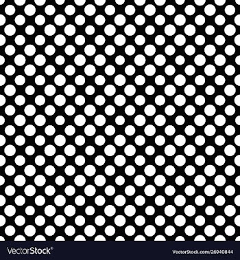 Black and white abstract dot pattern background vector image