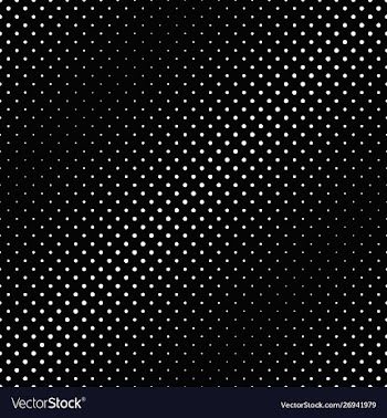 Black and white abstract dot pattern background vector image