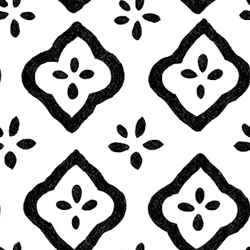Black and White Abstract Geometric Pattern