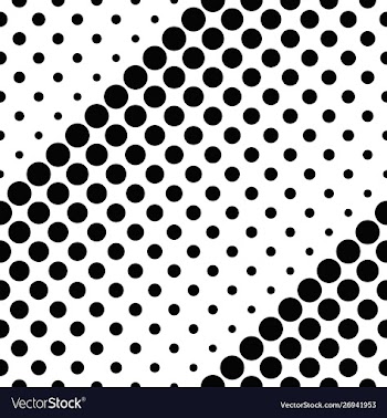 Black and white abstract geometrical circle vector image