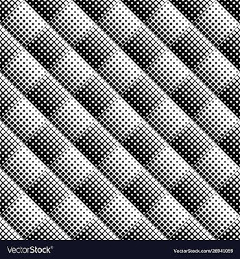 Black and white abstract geometrical square vector image