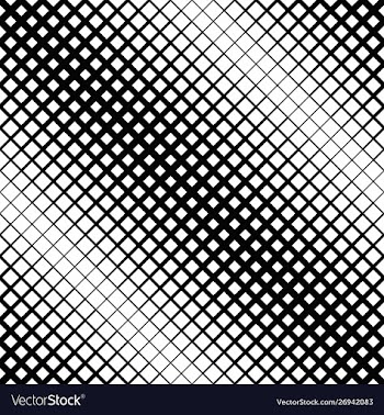 Black and white abstract seamless diagonal square vector image