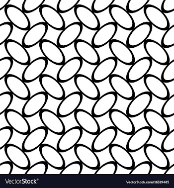 Black and white abstract seamless geometric vector image