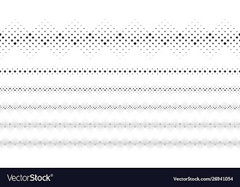 Black and white abstract square pattern page vector image
