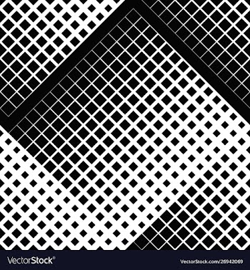 Black and white abstract square pattern vector image
