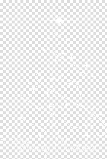Black and white Angle Point Pattern, Star Christmas tree transparent background PNG clipart