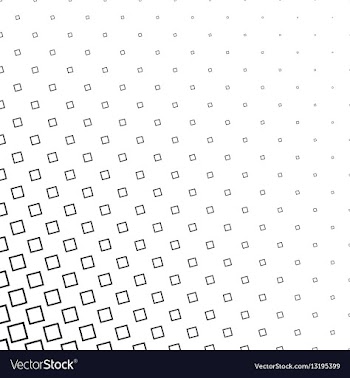 Black and white angular square pattern background vector image