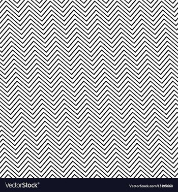 Black and white angular zig zag line pattern vector image