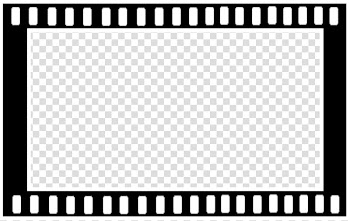 Black and white boarder illustration, Hollywood Filmstrip Film frame , Film Strip transparent background PNG clipart