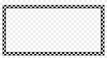 Black And White Border Clip Art - Checkered Border