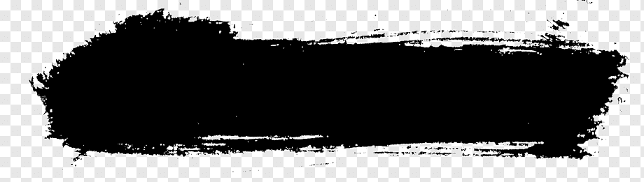 Black and white Brush Painting, brush stroke, watercolor Painting, texture, text png