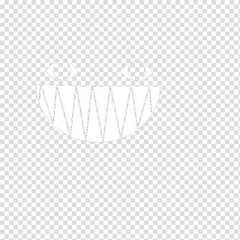 Black and white , Cartoon white face element transparent background PNG clipart