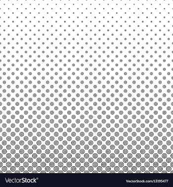 Black and white circle pattern design vector image