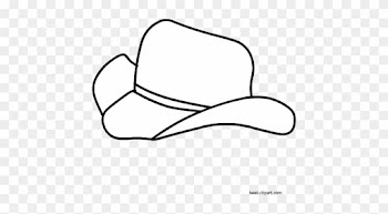 Black And White Cowboy Hat Clipart Free - Cowboy Hat