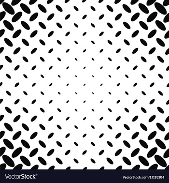 Black and white diagonal ellipse pattern vector image