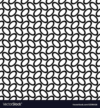 Black and white diagonal ellipse pattern vector image