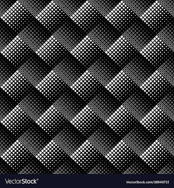 Black and white diagonal square pattern background vector image