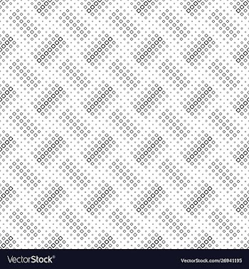 Black and white diagonal square pattern background vector image