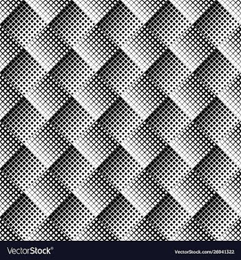 Black and white diagonal square pattern background vector image