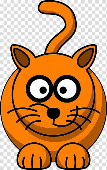 Black and white Drawing Cartoon , Cat transparent background PNG clipart