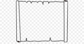 Black and white Drawing Clip art - Book Page Border 