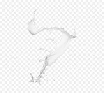 Black and white Editing - Milk splashed 